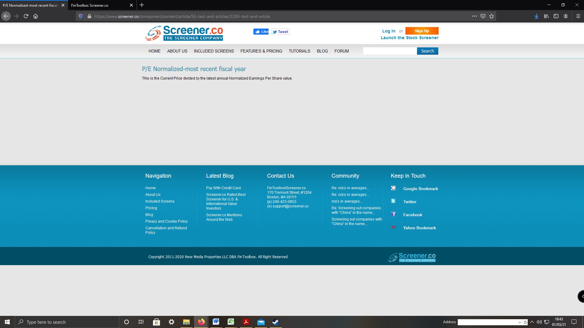 Screen shows the answer to your question